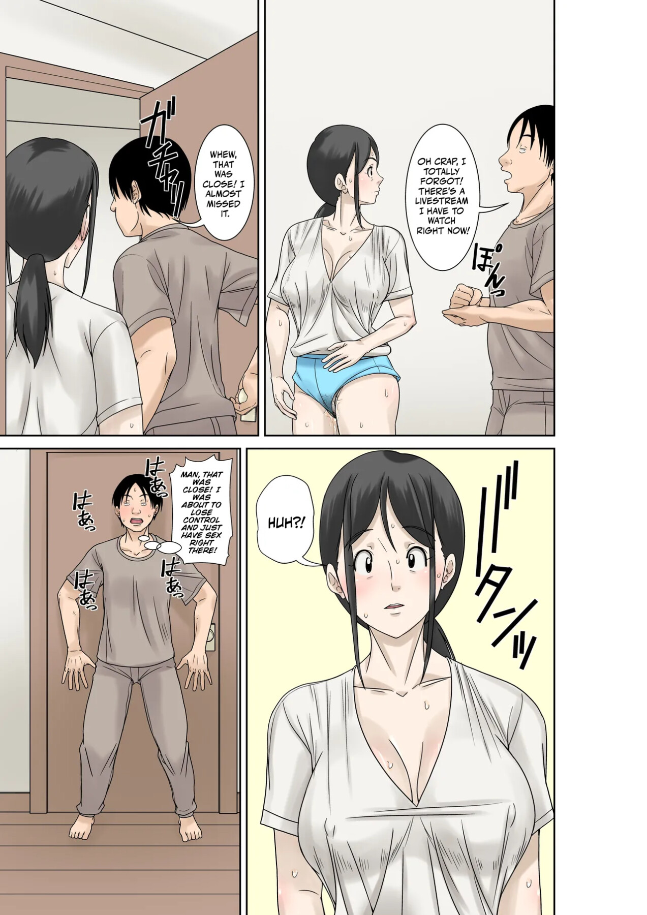 Hentai Manga Comic-Since my mom broke both her hands, it's my duty to take care of her. Episode 2-Read-13